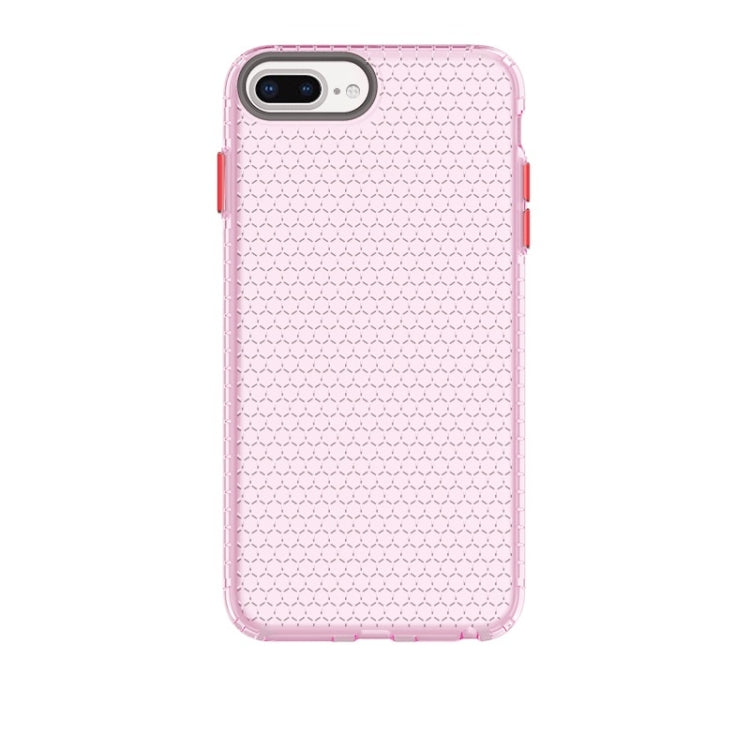 For iPhone 8 Plus / 7 Plus / 6 Plus Honeycomb Shockproof TPU Case