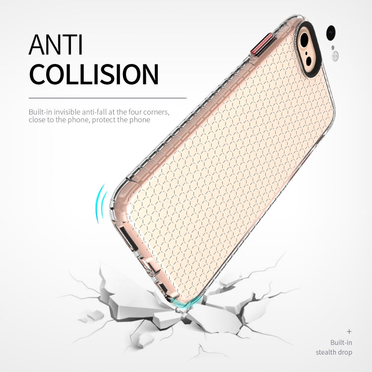For iPhone SE 2022 / SE 2020 / 8 / 7 / 6 Honeycomb Shockproof TPU Case