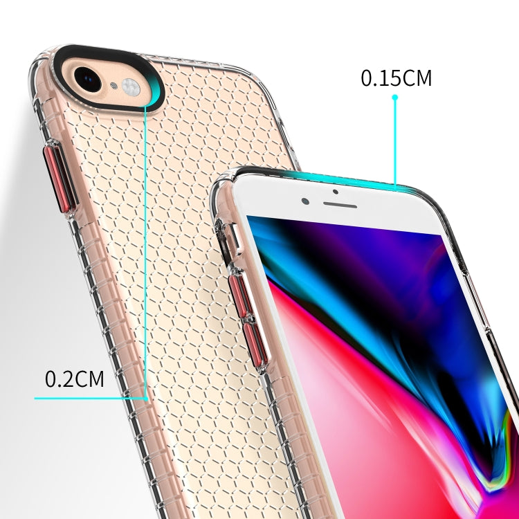 For iPhone SE 2022 / SE 2020 / 8 / 7 / 6 Honeycomb Shockproof TPU Case
