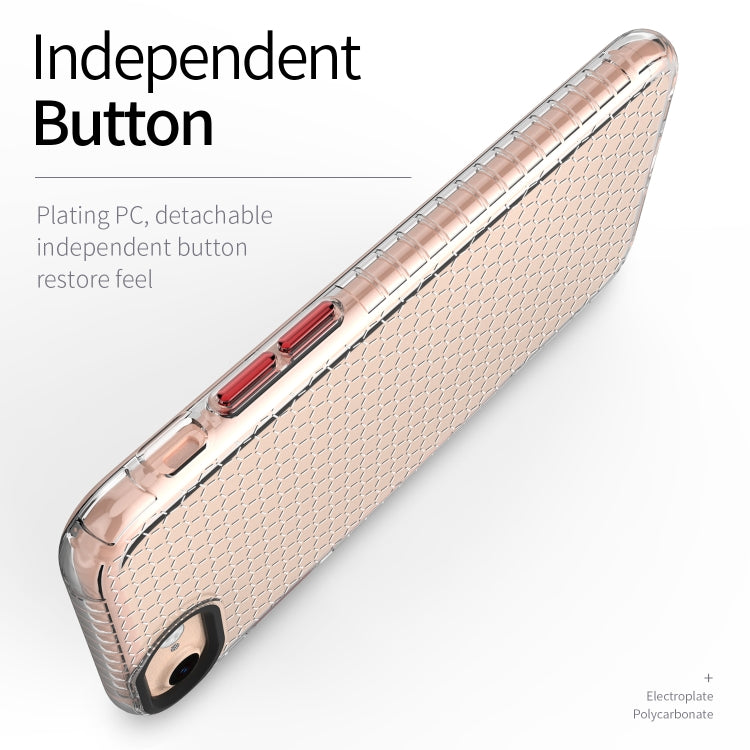 For iPhone SE 2022 / SE 2020 / 8 / 7 / 6 Honeycomb Shockproof TPU Case