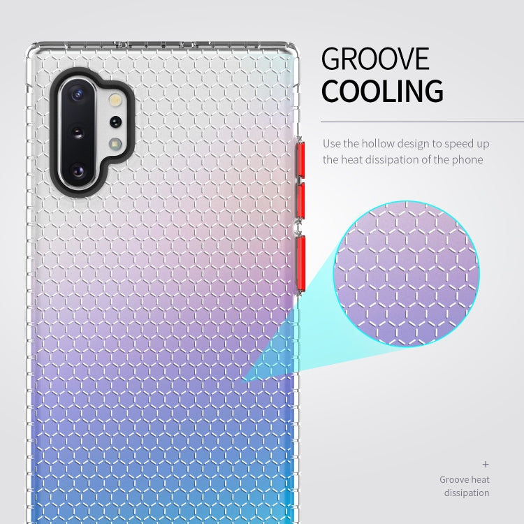 For Galaxy Note 10+ Honeycomb Shockproof TPU Case
