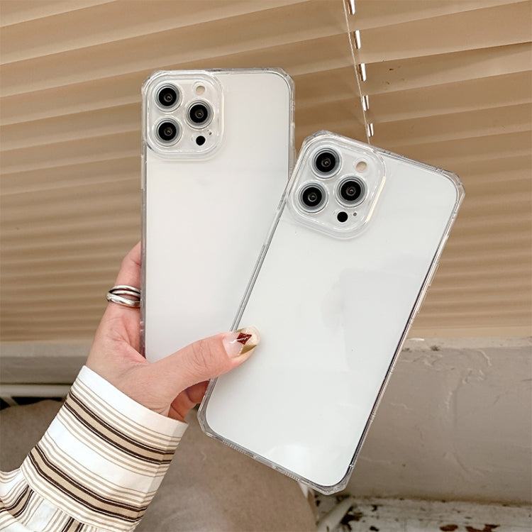 For iPhone 12 All-inclusive  Precision Hole Shockproof Airbag TPU Phone Protective Case(Transparent)