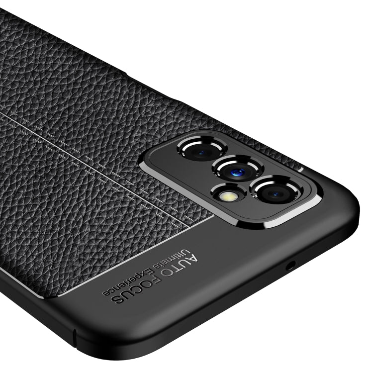 For Samsung Galaxy M52 5G Litchi Texture TPU Shockproof Phone Case