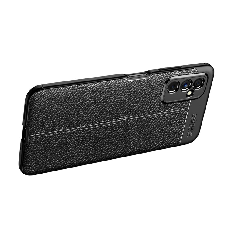 For Samsung Galaxy M52 5G Litchi Texture TPU Shockproof Phone Case