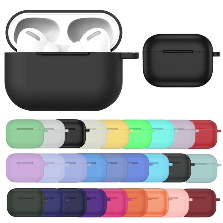 For AirPods Pro Thicken Silicone Round Bottom Earphone Protective Case