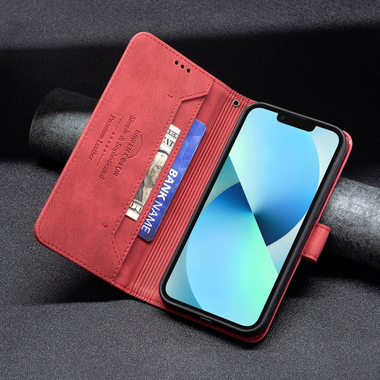 For iPhone 13 mini Magnetic Clasp RFID Blocking Anti-Theft Leather Case with Holder & Card Slots & Wallet