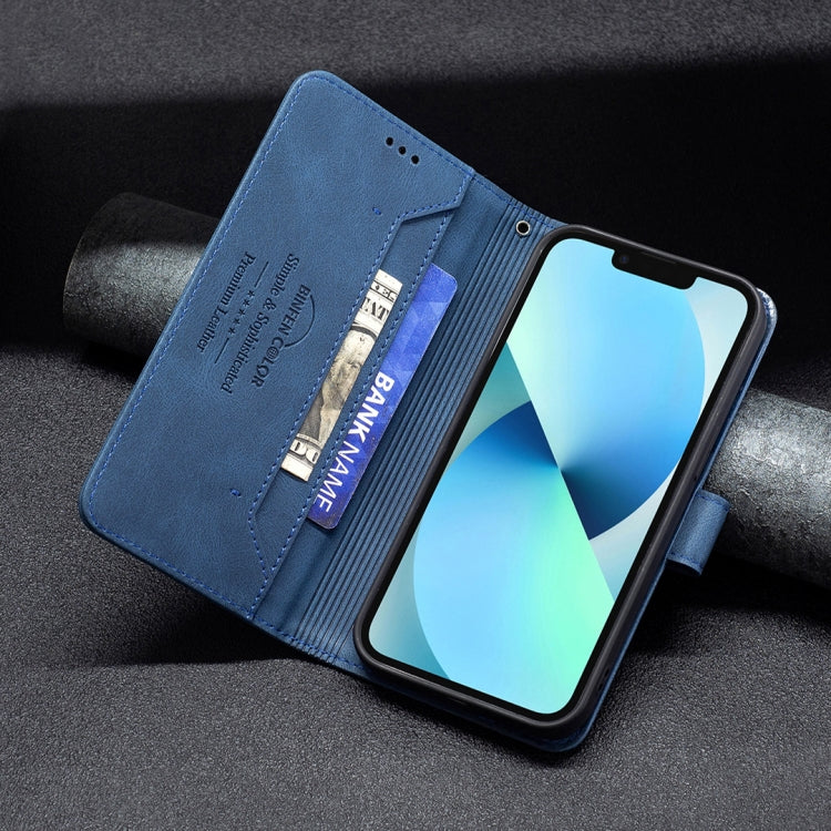 For iPhone 13 mini Magnetic Clasp RFID Blocking Anti-Theft Leather Case with Holder & Card Slots & Wallet
