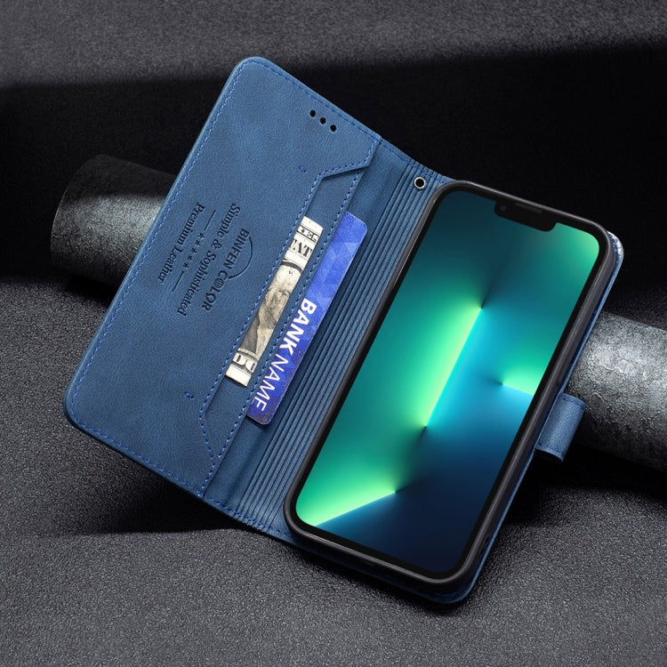 For iPhone 13 Pro Magnetic Clasp RFID Blocking Anti-Theft Leather Case with Holder & Card Slots & Wallet