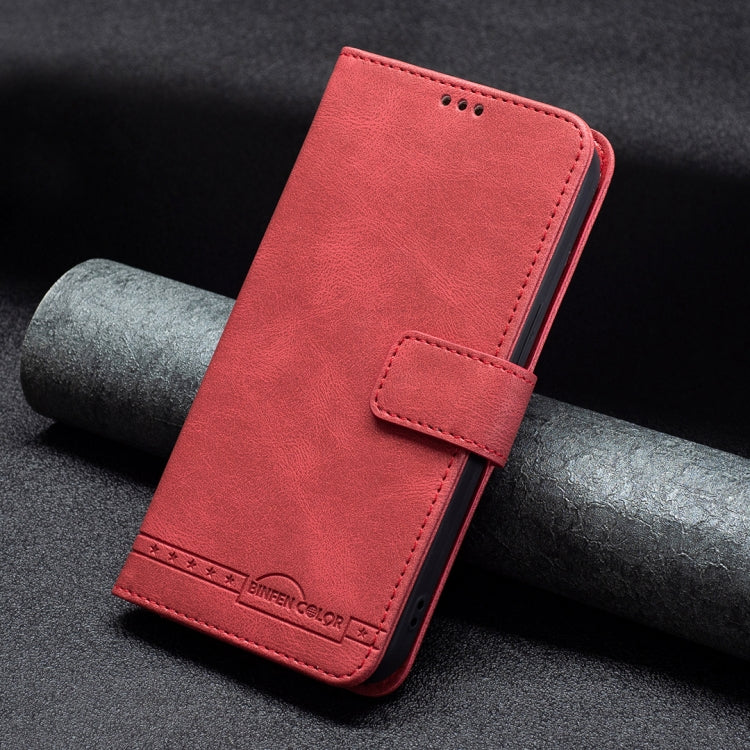For iPhone 13 Pro Max Magnetic Clasp RFID Blocking Anti-Theft Leather Case with Holder & Card Slots & Wallet