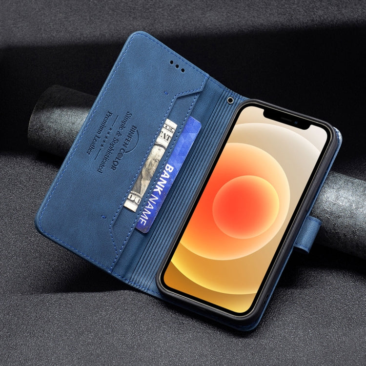 For iPhone 13 Magnetic Clasp RFID Blocking Anti-Theft Leather Case with Holder & Card Slots & Wallet For iPhone 12 mini