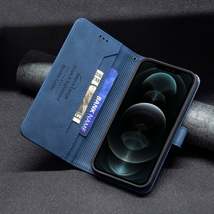 For iPhone 12 Pro Max Magnetic Clasp RFID Blocking Anti-Theft Leather Case with Holder & Card Slots & Wallet