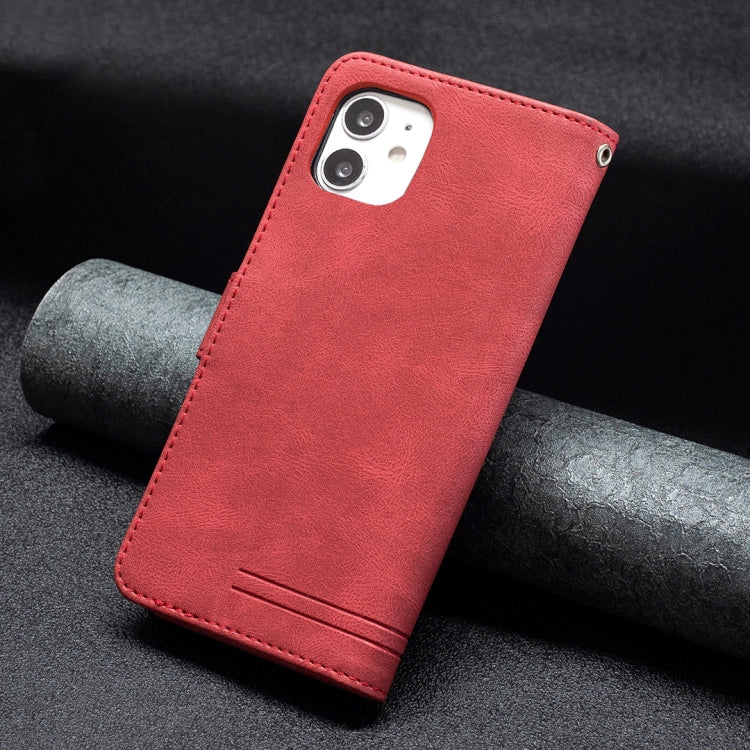 For iPhone 11 Magnetic Clasp RFID Blocking Anti-Theft Leather Case with Holder & Card Slots & Wallet
