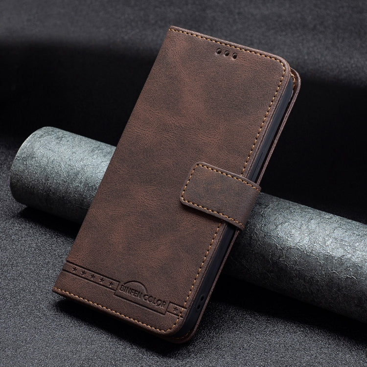 For iPhone 11 Magnetic Clasp RFID Blocking Anti-Theft Leather Case with Holder & Card Slots & Wallet