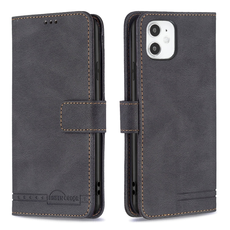 For iPhone 11 Magnetic Clasp RFID Blocking Anti-Theft Leather Case with Holder & Card Slots & Wallet