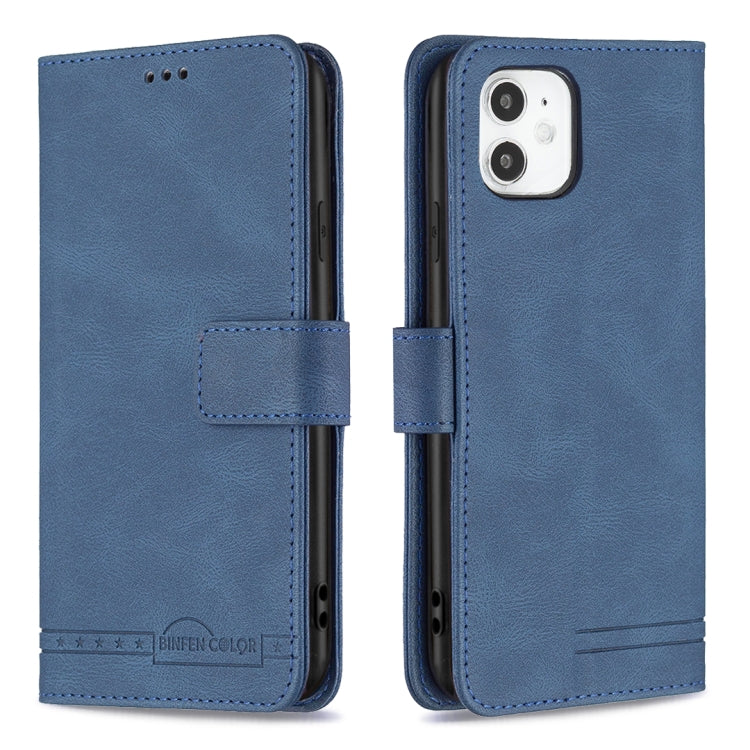 For iPhone 11 Magnetic Clasp RFID Blocking Anti-Theft Leather Case with Holder & Card Slots & Wallet