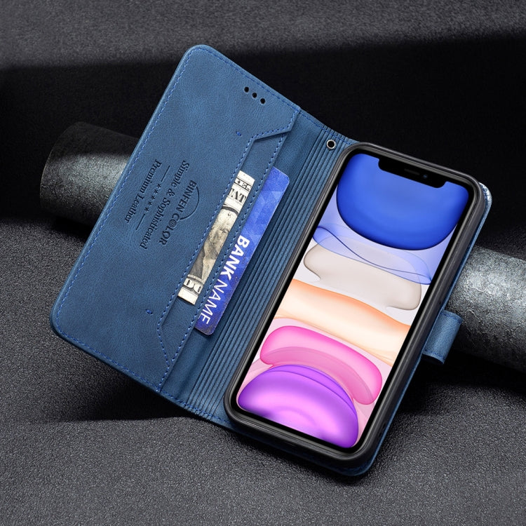 For iPhone 11 Magnetic Clasp RFID Blocking Anti-Theft Leather Case with Holder & Card Slots & Wallet
