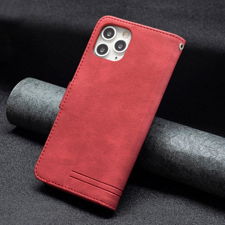 For iPhone 11 Pro Magnetic Clasp RFID Blocking Anti-Theft Leather Case with Holder & Card Slots & Wallet