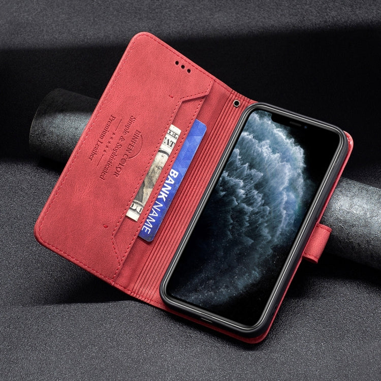 For iPhone 11 Pro Magnetic Clasp RFID Blocking Anti-Theft Leather Case with Holder & Card Slots & Wallet