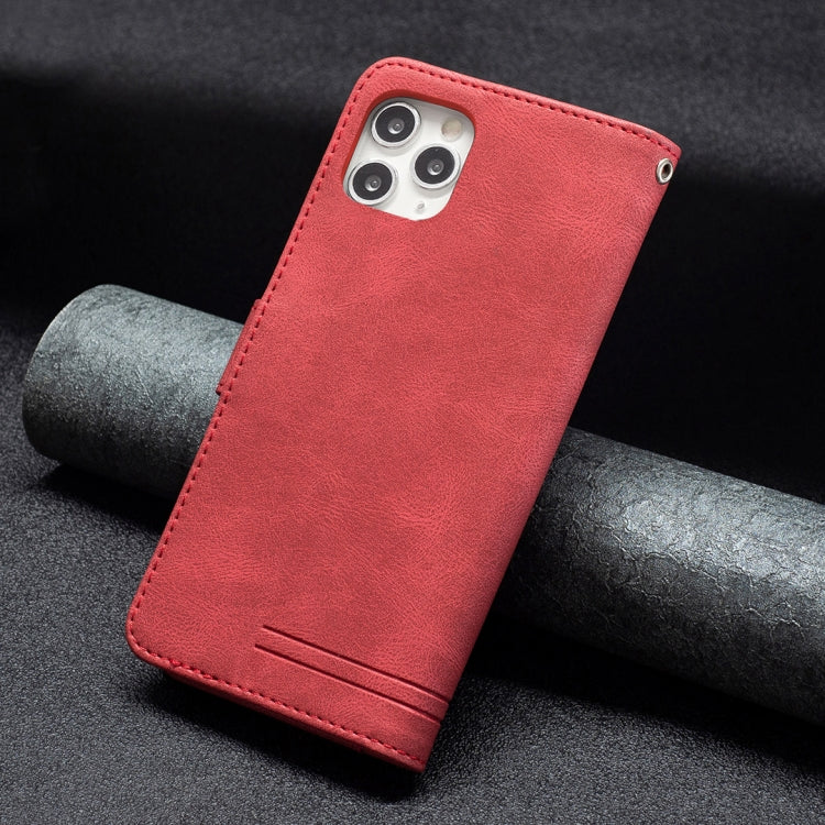For iPhone 11 Pro Max Magnetic Clasp RFID Blocking Anti-Theft Leather Case with Holder & Card Slots & Wallet