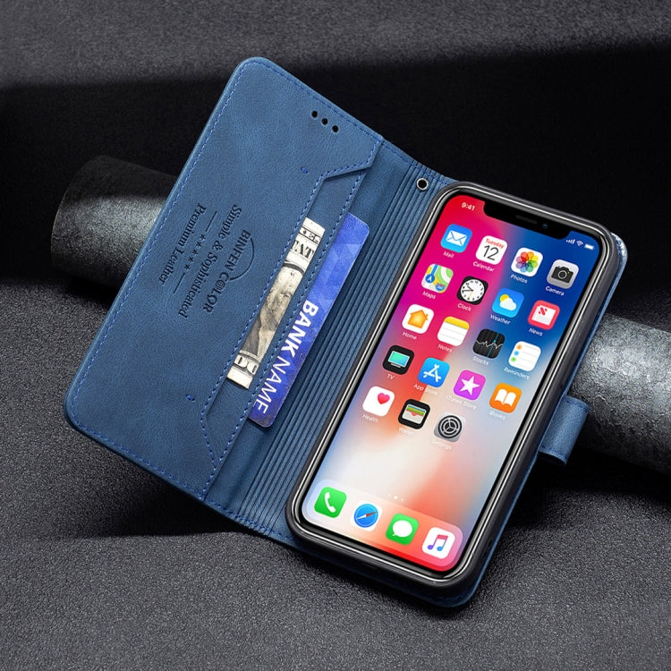 For iPhone X / XS Magnetic Clasp RFID Blocking Anti-Theft Leather Case with Holder & Card Slots & Wallet