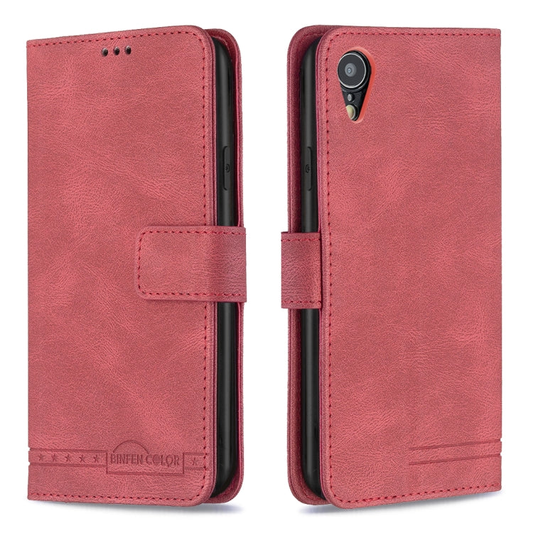 For iPhone XR Magnetic Clasp RFID Blocking Anti-Theft Leather Case with Holder & Card Slots & Wallet