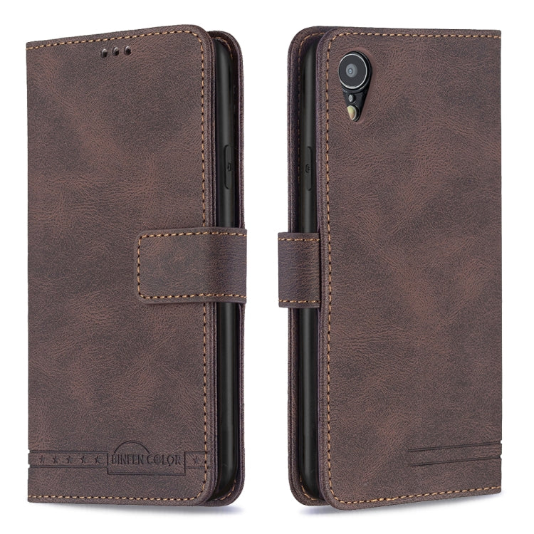 For iPhone XR Magnetic Clasp RFID Blocking Anti-Theft Leather Case with Holder & Card Slots & Wallet