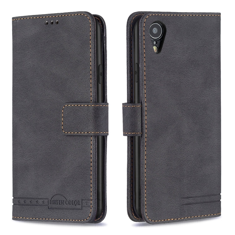 For iPhone XR Magnetic Clasp RFID Blocking Anti-Theft Leather Case with Holder & Card Slots & Wallet