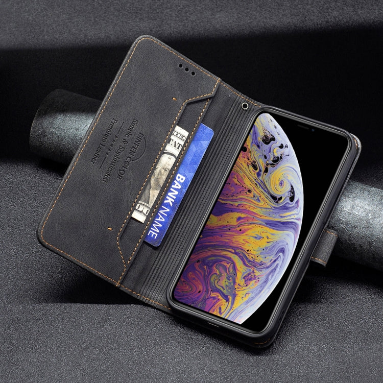 For iPhone XS Max Magnetic Clasp RFID Blocking Anti-Theft Leather Case with Holder & Card Slots & Wallet