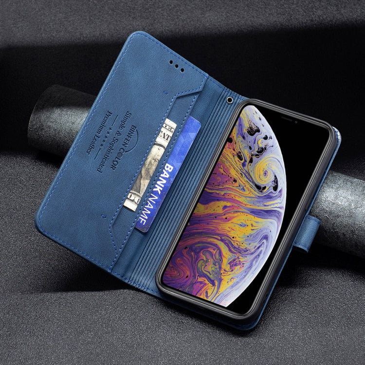 For iPhone XS Max Magnetic Clasp RFID Blocking Anti-Theft Leather Case with Holder & Card Slots & Wallet