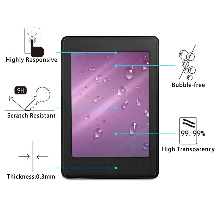 For Amazon Kindle Paperwhite 5 6.8 2021 9H 2.5D Explosion-proof Tempered Tablet Glass Film