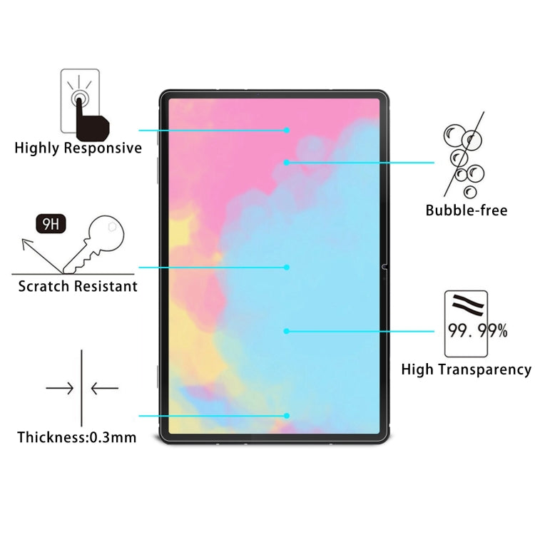 For Samsung Galaxy Tab S8 25pcs 9H 2.5D Explosion-proof Tempered Tablet Glass Film