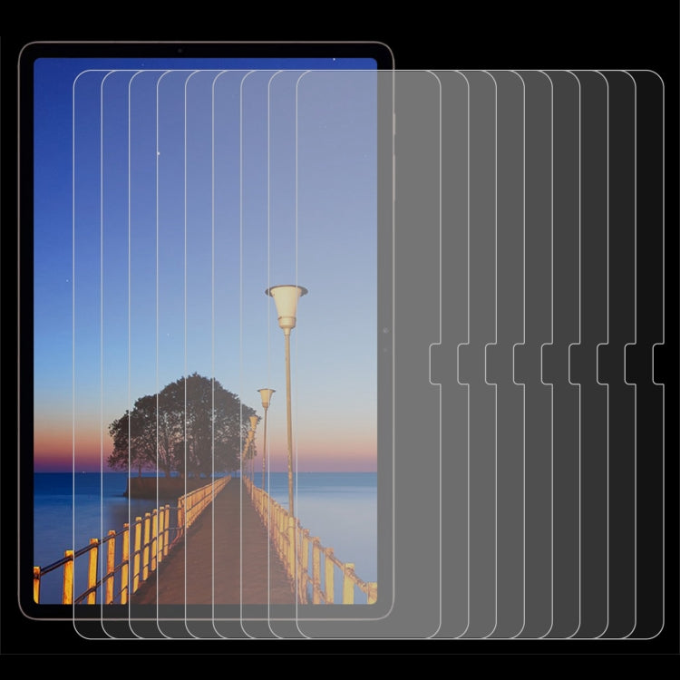 For Samsung Galaxy Tab S8 Plus 25pcs 9H 2.5D Explosion-proof Tempered Tablet Glass Film