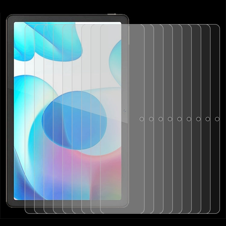 For OPPO Realme Pad 25 PCS 9H 2.5D Explosion-proof Tempered Tablet Glass Film
