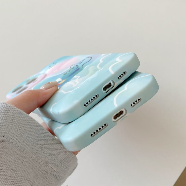 For iPhone 12 Pro Wave Texture TPU Shockproof Phone Case