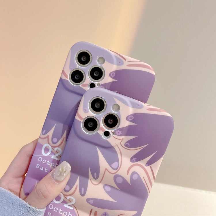 For iPhone 12 Pro Max Wave Texture TPU Shockproof Phone Case