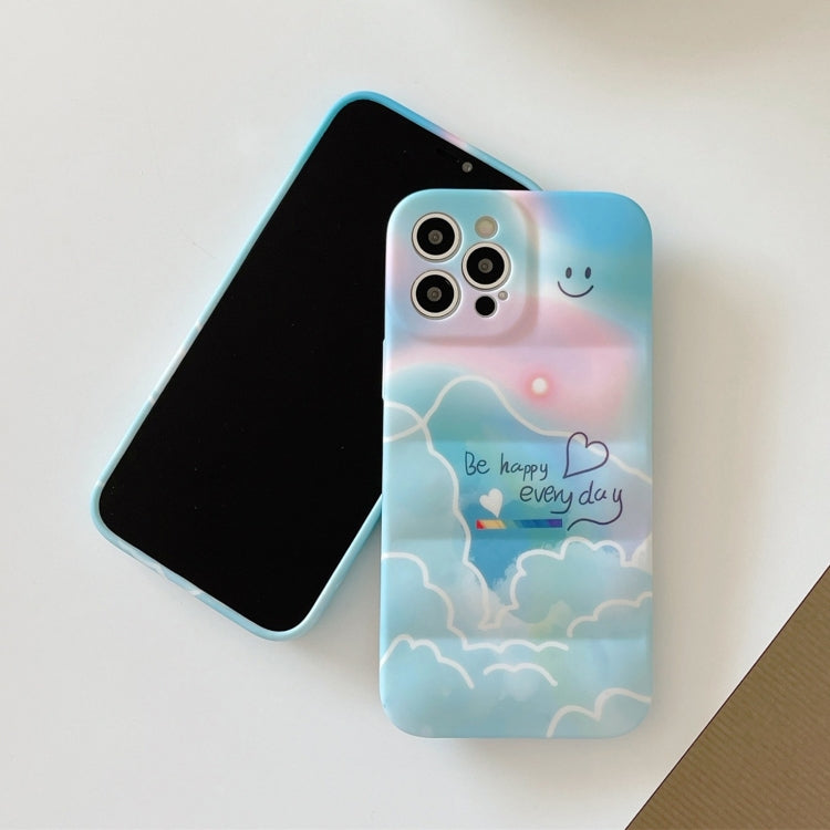 For iPhone 12 Pro Max Wave Texture TPU Shockproof Phone Case