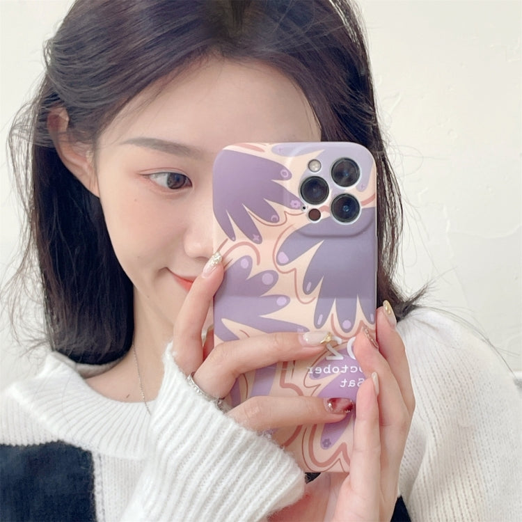 For iPhone 11 Pro Max Wave Texture TPU Shockproof Phone Case