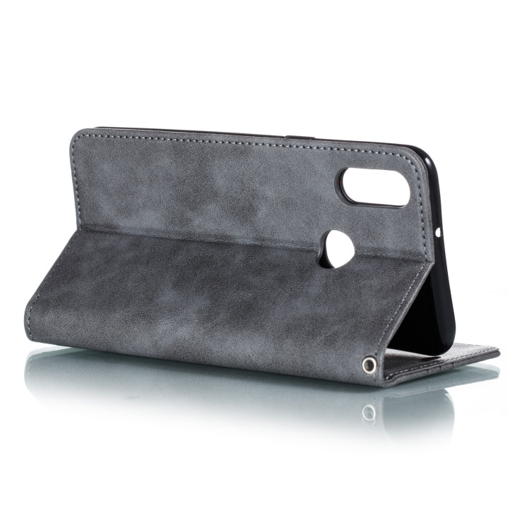 For Galaxy A10s Splicing Color Magnetic Hem Horizontal Flip Leather Case with Holder & Card Slots