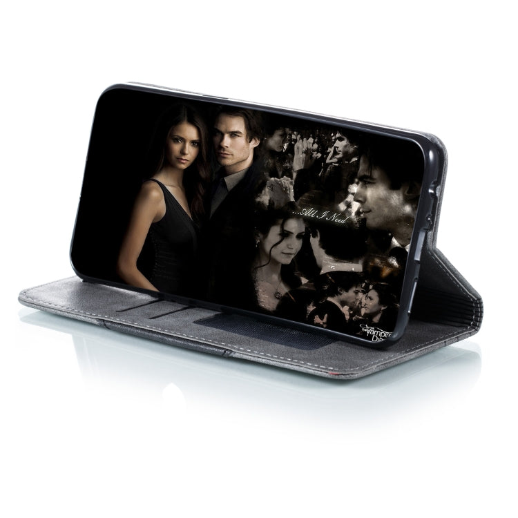 For Galaxy A10s Splicing Color Magnetic Hem Horizontal Flip Leather Case with Holder & Card Slots