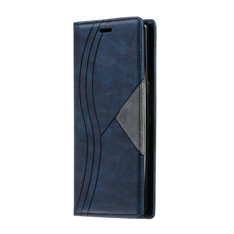 For Galaxy Note 8 Splicing Color Magnetic Hem Horizontal Flip Leather Case with Holder & Card Slots