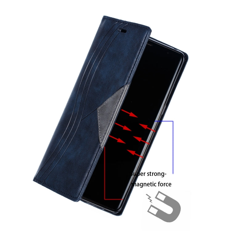 For Galaxy Note 8 Splicing Color Magnetic Hem Horizontal Flip Leather Case with Holder & Card Slots