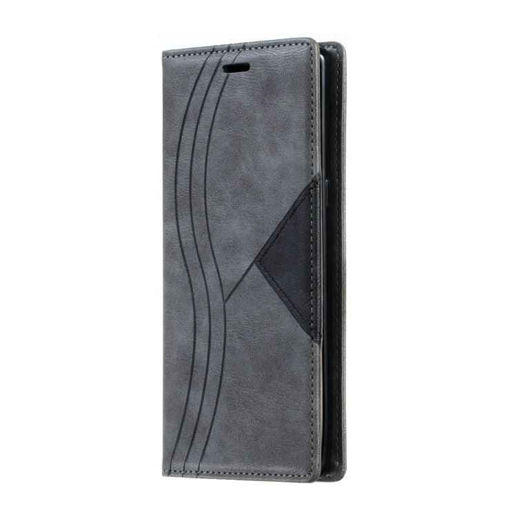 For Galaxy Note 8 Splicing Color Magnetic Hem Horizontal Flip Leather Case with Holder & Card Slots