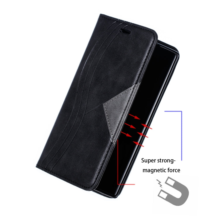 For Galaxy Note 9 Splicing Color Magnetic Hem Horizontal Flip Leather Case with Holder & Card Slots