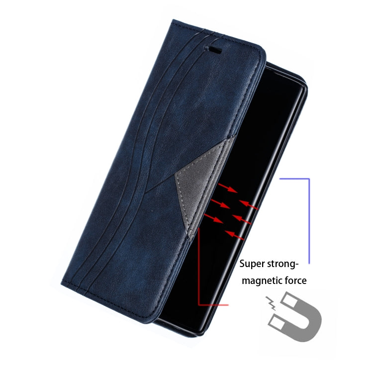 For Galaxy Note 9 Splicing Color Magnetic Hem Horizontal Flip Leather Case with Holder & Card Slots