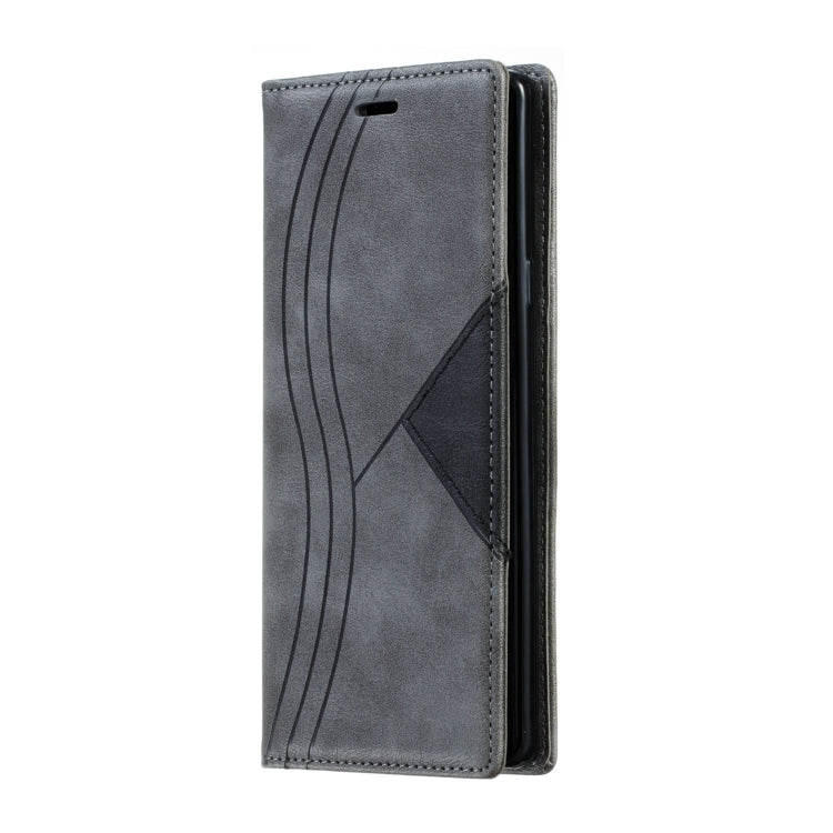 For Galaxy Note 9 Splicing Color Magnetic Hem Horizontal Flip Leather Case with Holder & Card Slots