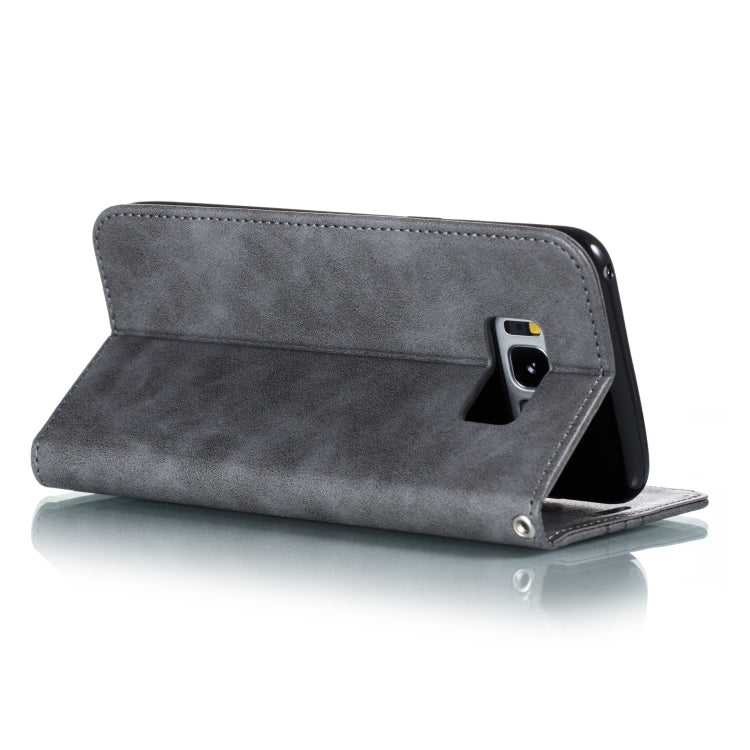 For Galaxy S8 Plus Splicing Color Magnetic Hem Horizontal Flip Leather Case with Holder & Card Slots