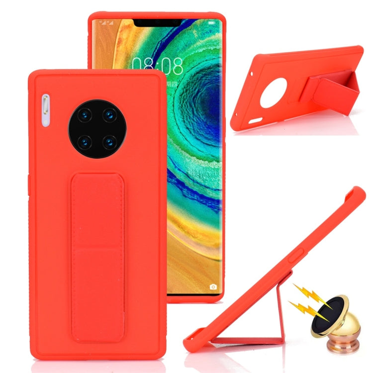 For Huawei Mate 30 Shockproof PC + TPU Protective Case with Wristband & Holder