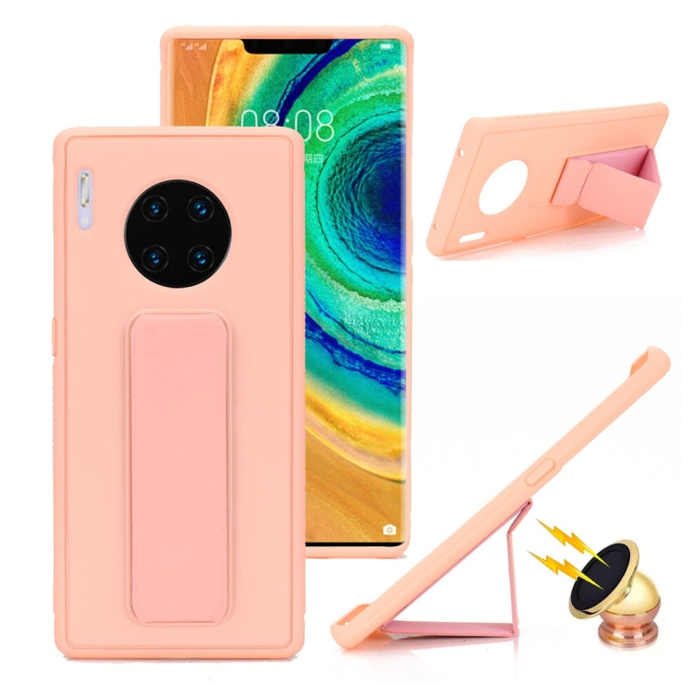 For Huawei Mate 30 Shockproof PC + TPU Protective Case with Wristband & Holder