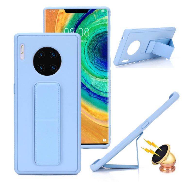 For Huawei Mate 30 Shockproof PC + TPU Protective Case with Wristband & Holder