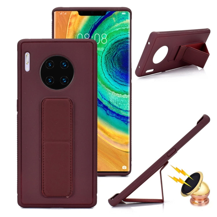 For Huawei Mate 30 Shockproof PC + TPU Protective Case with Wristband & Holder